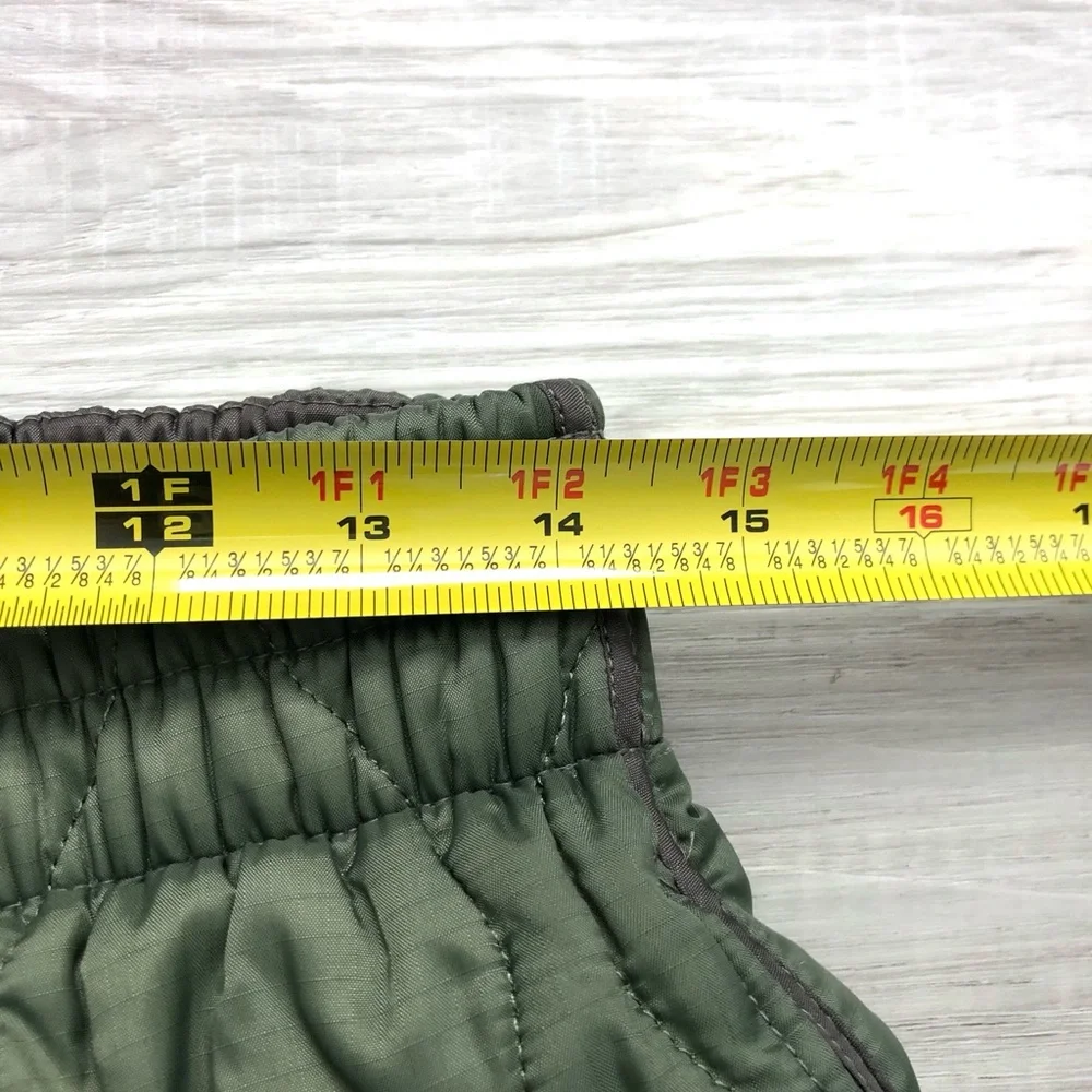 NWOT 19 Cooper Army Green Quilted Jogger Pants - Picture 4 of 6